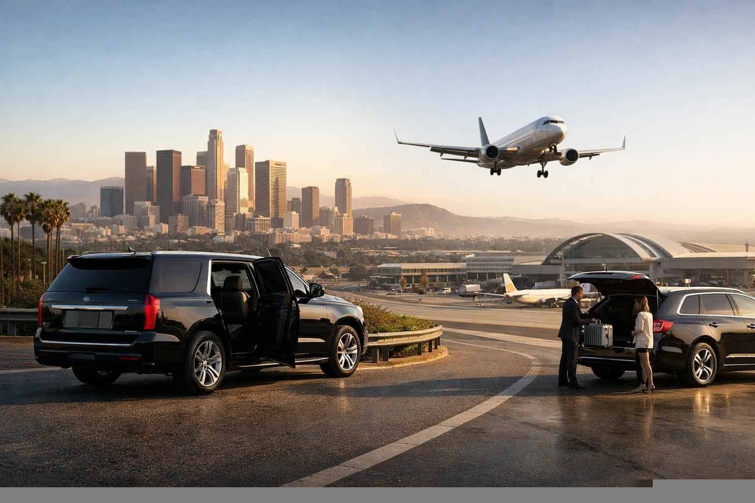 Do you offer transfers between Los Angeles California and the main airports?