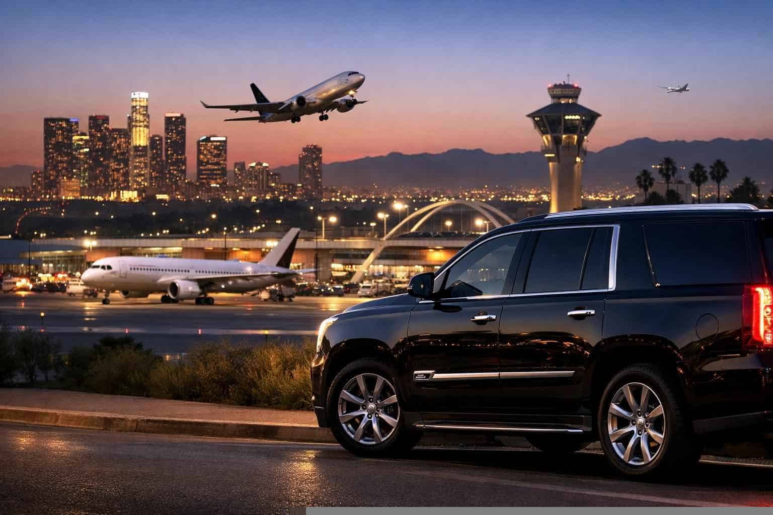 Do you offer transfers between Los Angeles California and the main airports