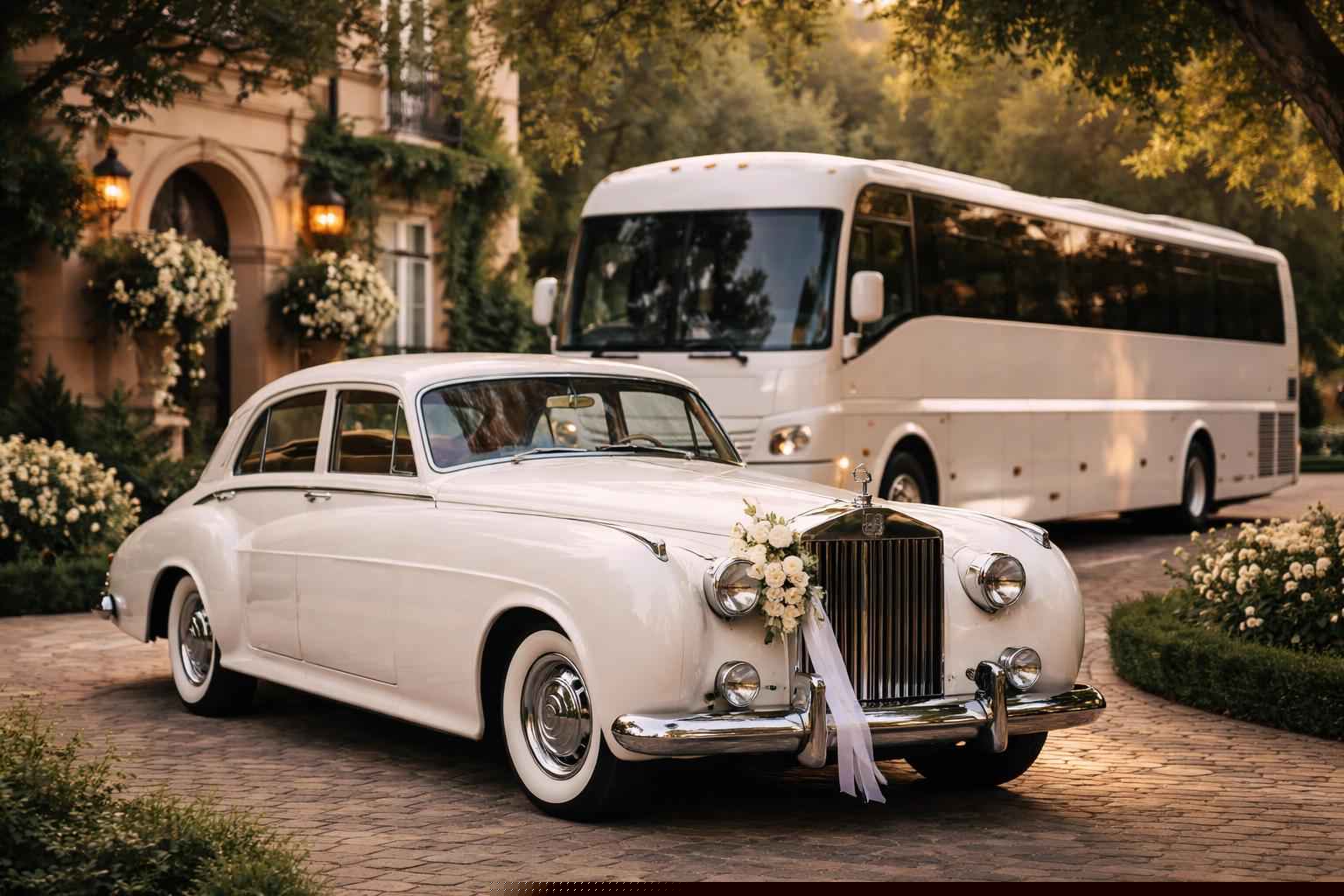Do you provide wedding day shuttles and a classic