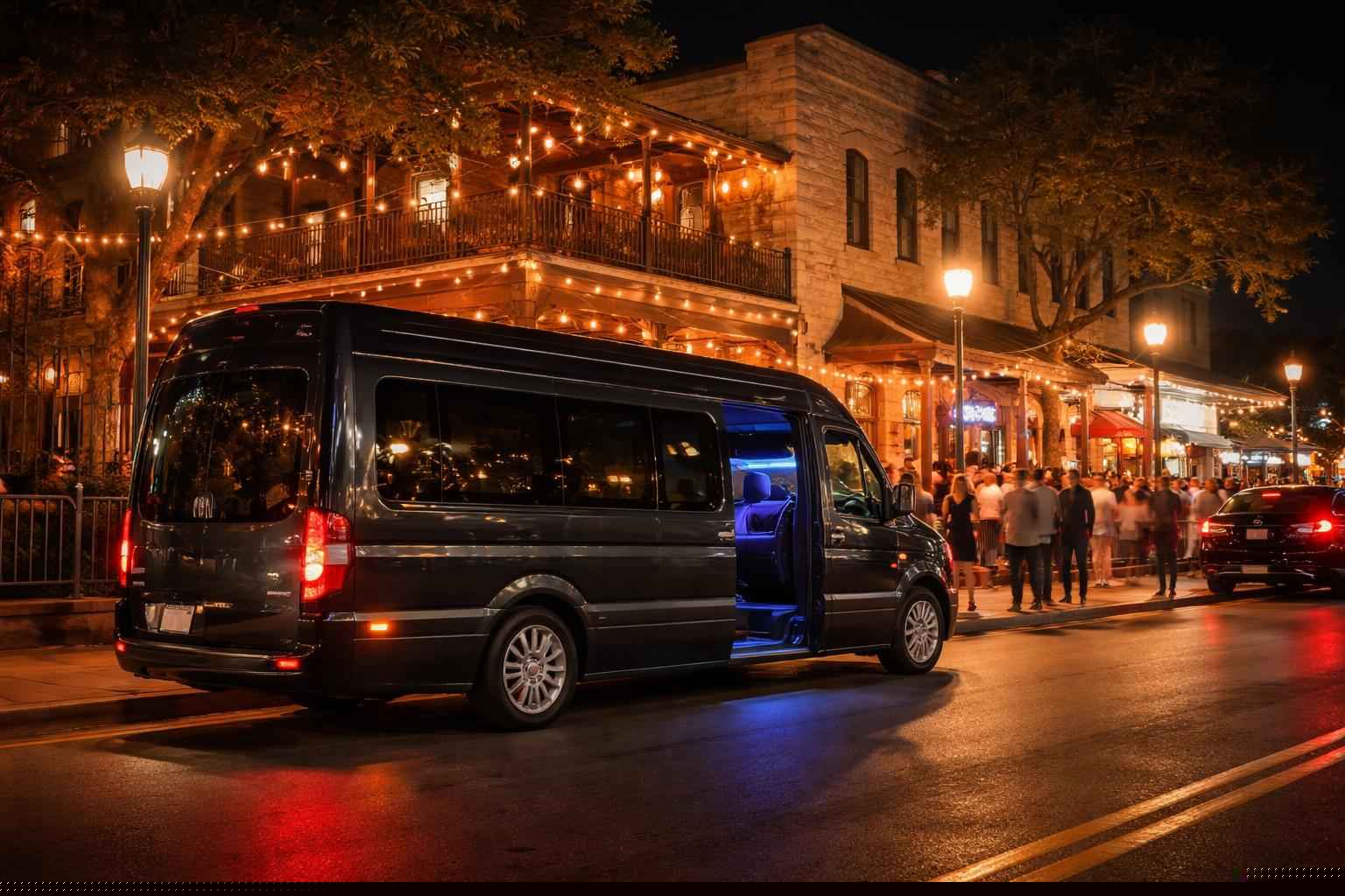 Do You Service Nightlife Areas And Downtown Districts In Boerne Texas For Hourly Charters