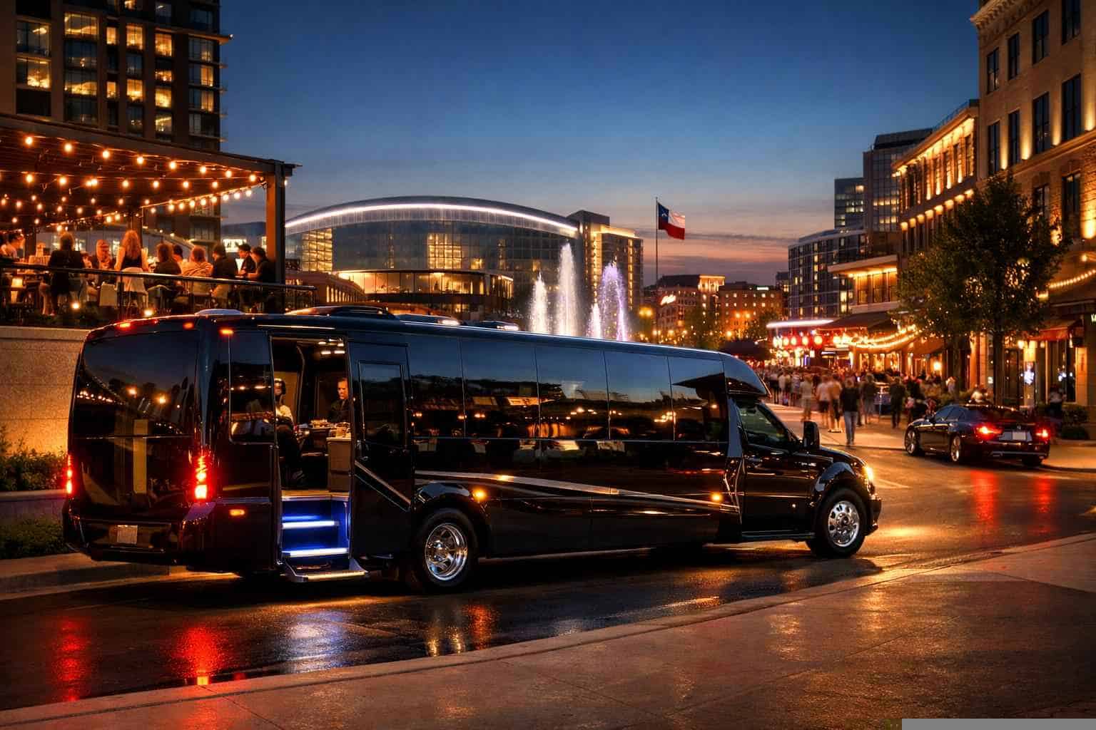 Do You Service Nightlife Areas And Downtown Districts In Frisco Texas For Hourly Charters?