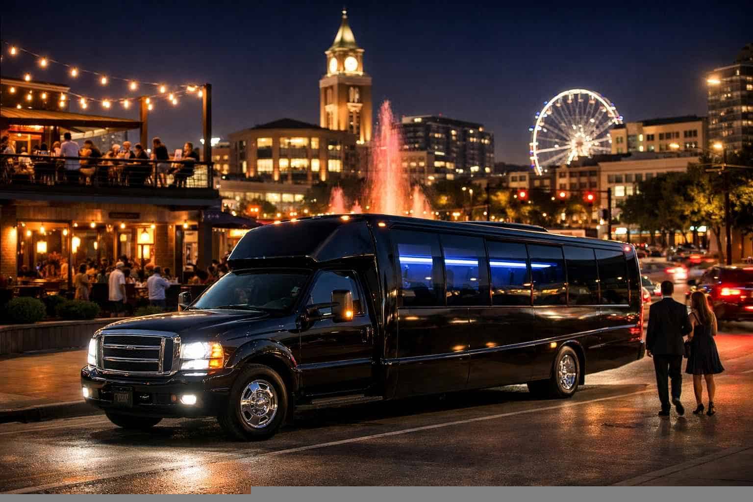 Do You Service Nightlife Areas And Downtown Districts In Frisco Texas For Hourly Charters?