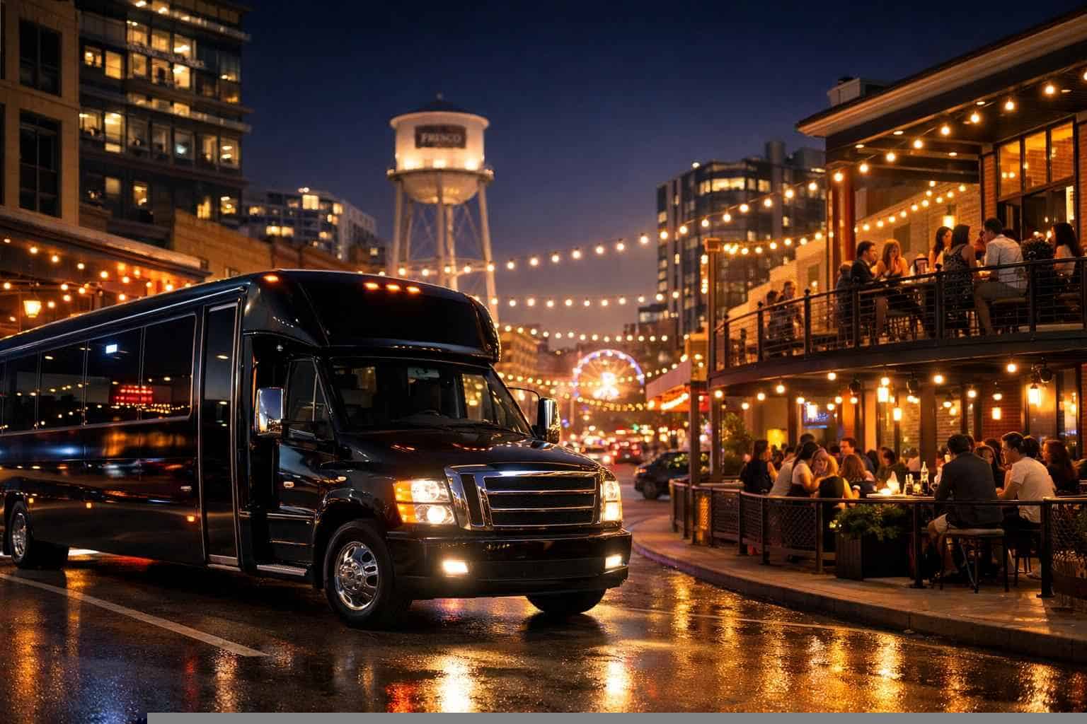 Do You Service Nightlife Areas And Downtown Districts In Frisco Texas For Hourly Charters?