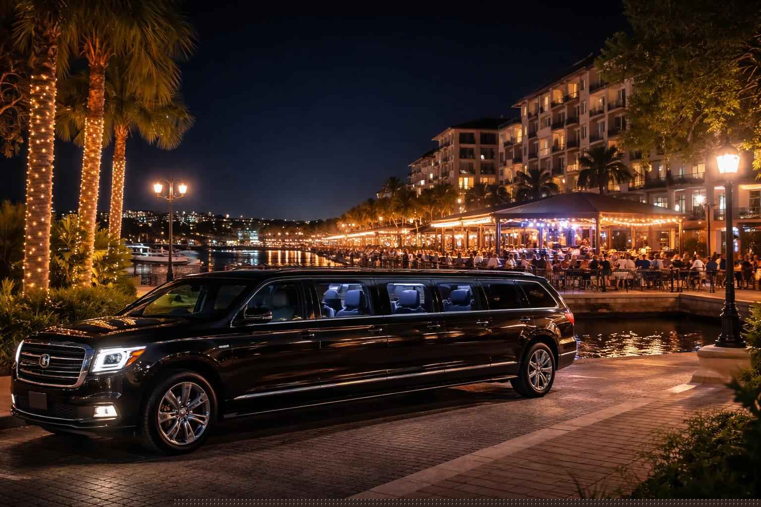 Do You Service Nightlife Areas and Downtown Districts in Horseshoe Bay Texas for Hourly Charters