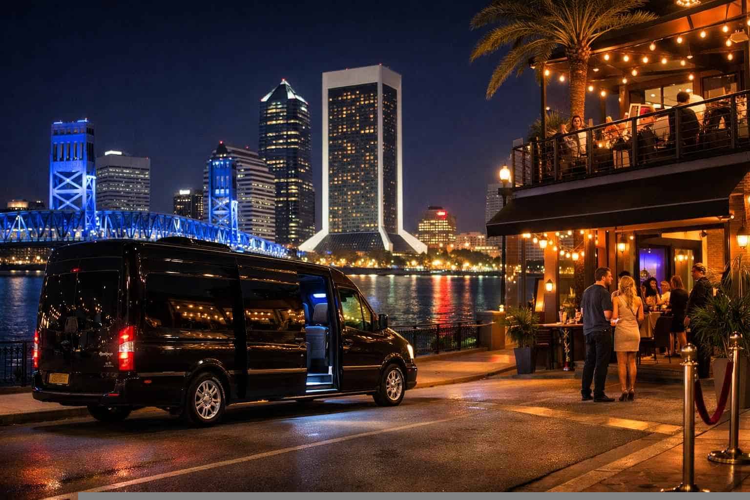 Do you service nightlife areas and downtown districts in Jacksonville Florida for hourly charters?