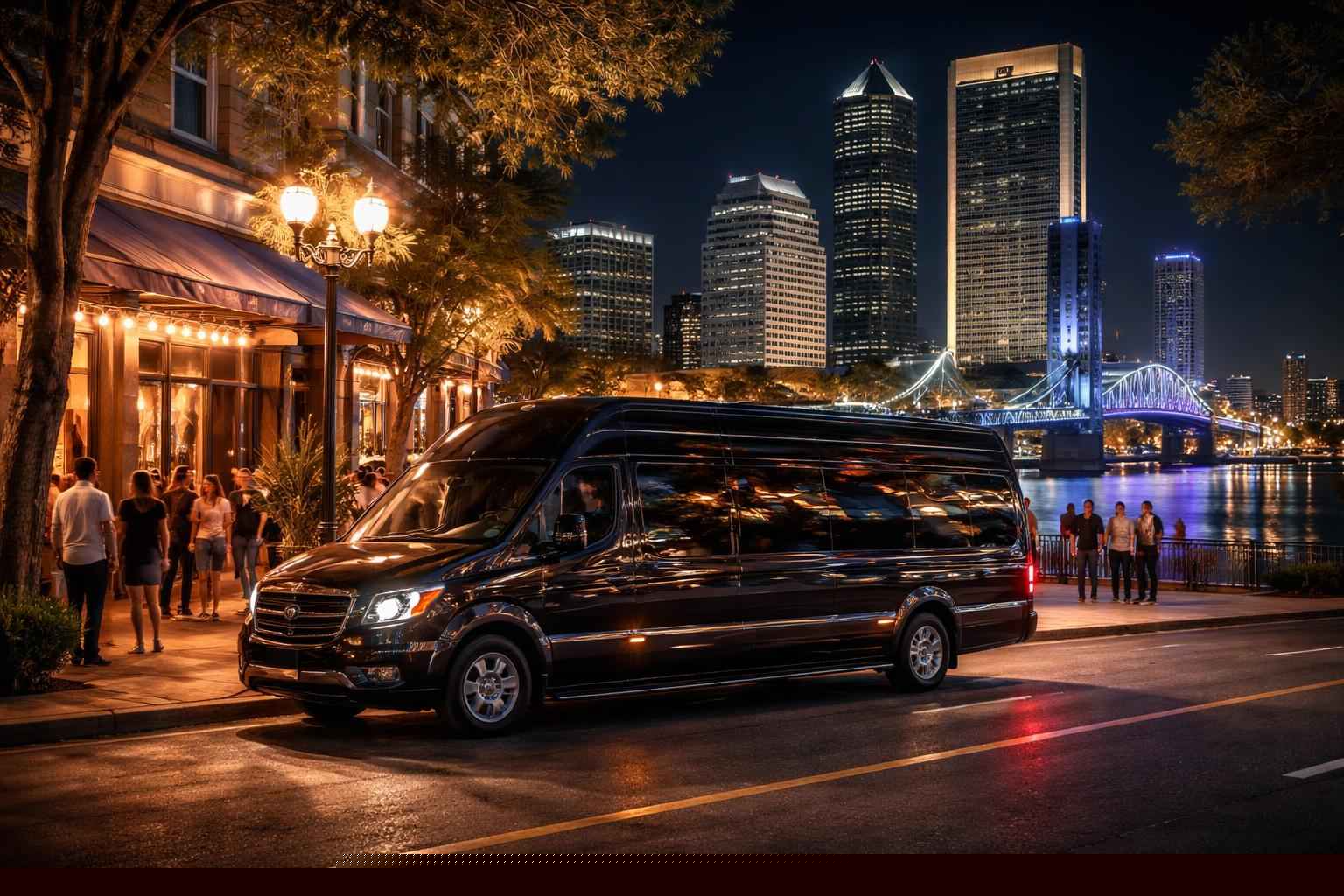 Do you service nightlife areas and downtown districts in Jacksonville Florida for hourly charters?