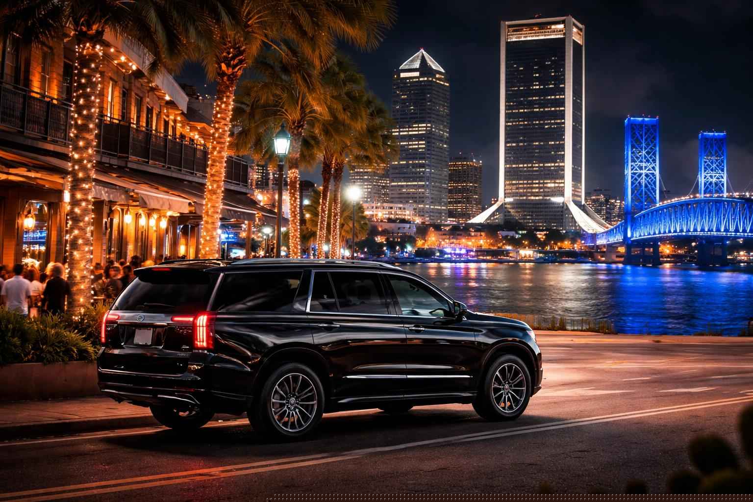 Do you service nightlife areas and downtown districts in Jacksonville Florida for hourly charters