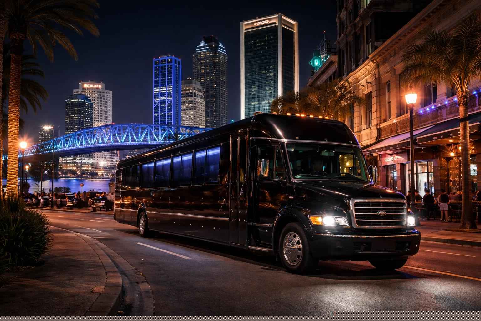 Do You Service Nightlife Areas And Downtown Districts In Jacksonville Florida For Hourly Charters?
