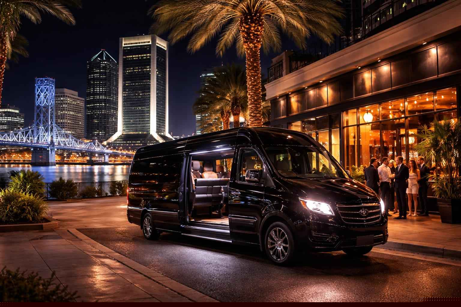 Do you service nightlife areas and downtown districts in Jacksonville Florida for hourly charters?