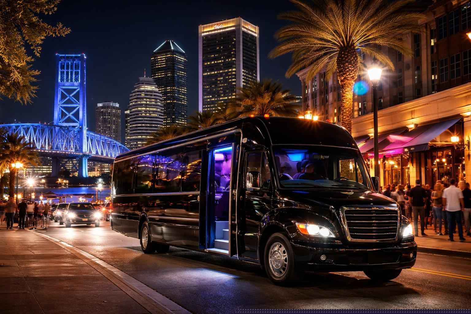 Do You Service Nightlife Areas And Downtown Districts In Jacksonville Florida For Hourly Charters
