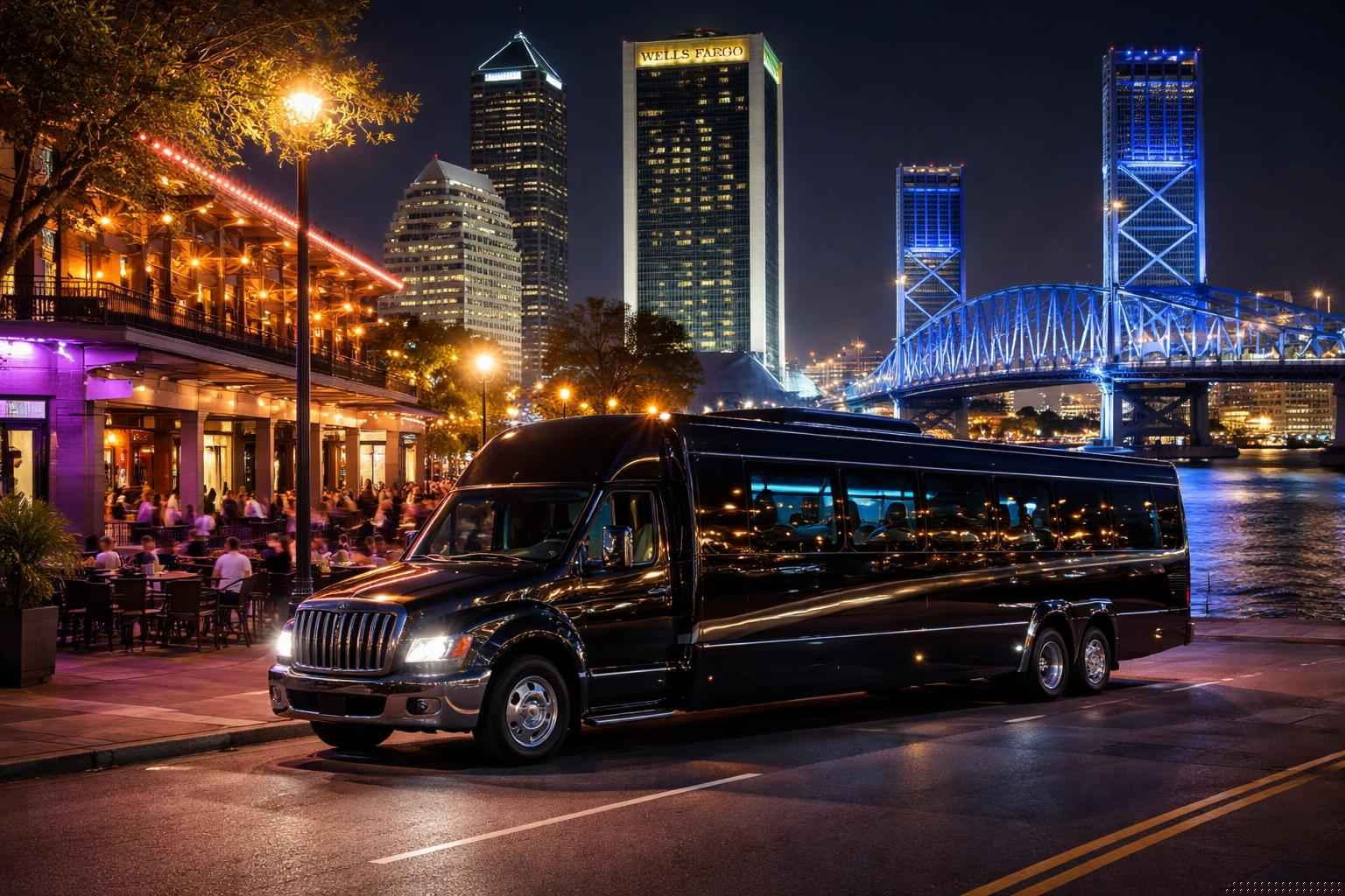 Do You Service Nightlife Areas And Downtown Districts In Jacksonville Florida For Hourly Charters?