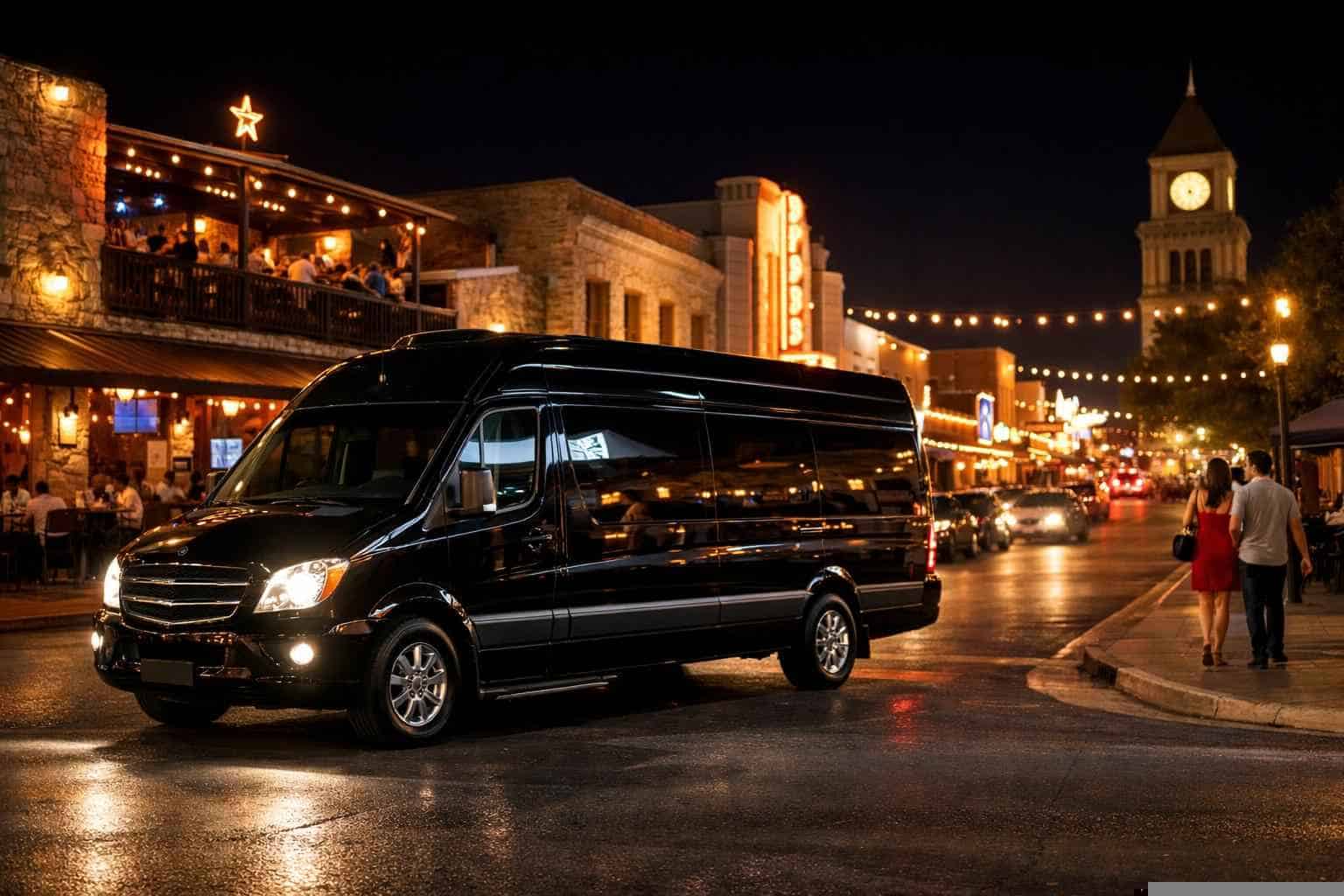 Do You Service Nightlife Areas And Downtown Districts In Kerrville Texas For Hourly Charters