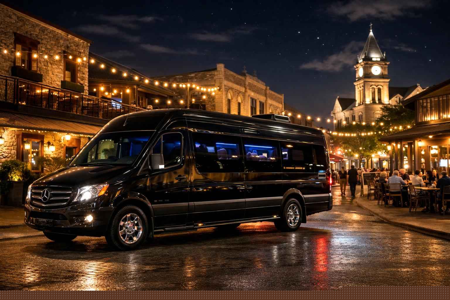 Do You Service Nightlife Areas And Downtown Districts In Kerrville Texas For Hourly Charters?