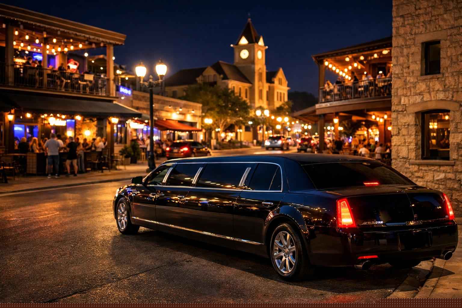 Do You Service Nightlife Areas And Downtown Districts In Kerrville Texas For Hourly Charters