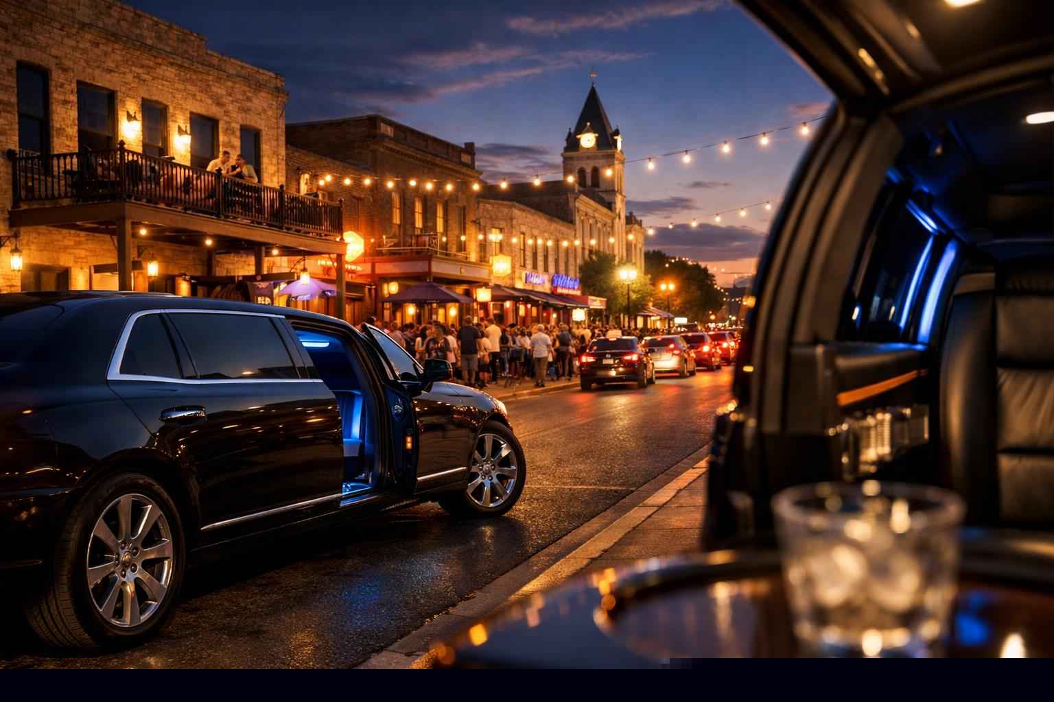 Do You Service Nightlife Areas And Downtown Districts In Kerrville Texas For Hourly Charters