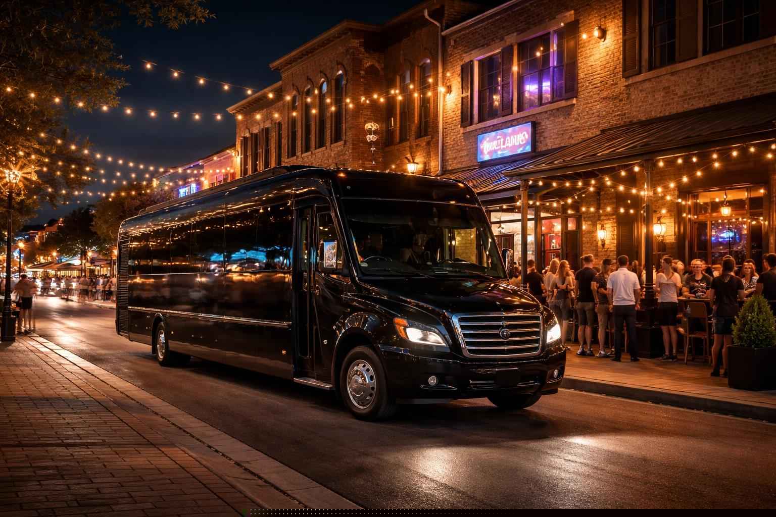 Do You Service Nightlife Areas And Downtown Districts In Kingsland Texas For Hourly Charters?