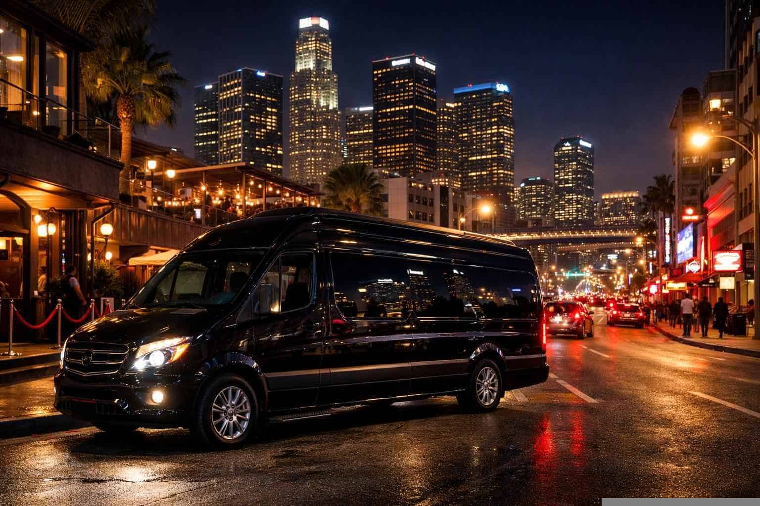 Do you service nightlife areas and downtown districts in Los Angeles California for hourly charters?