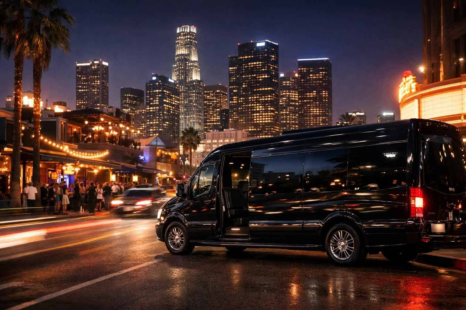 Do you service nightlife areas and downtown districts in Los Angeles California for hourly charters?