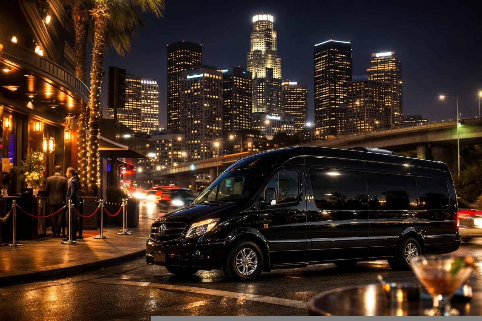Do you service nightlife areas and downtown districts in Los Angeles California for hourly charters?