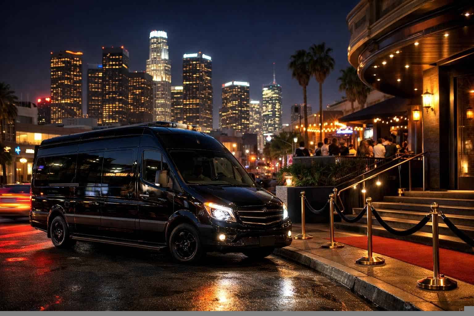Do you service nightlife areas and downtown districts in Los Angeles California for hourly charters?