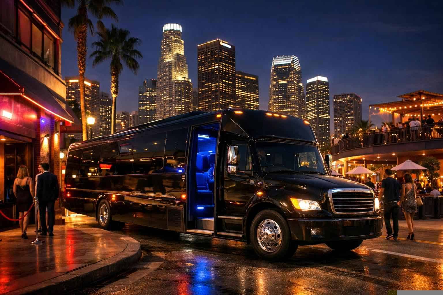 Do You Service Nightlife Areas And Downtown Districts In Los Angeles California For Hourly Charters