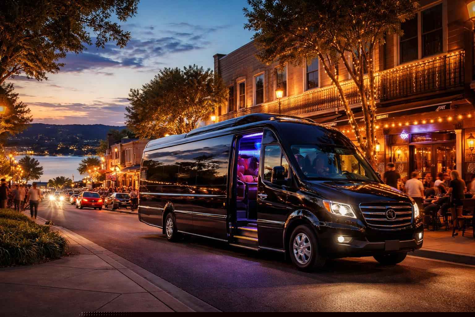 Do You Service Nightlife Areas And Downtown Districts In Marble Falls Texas For Hourly Charters?