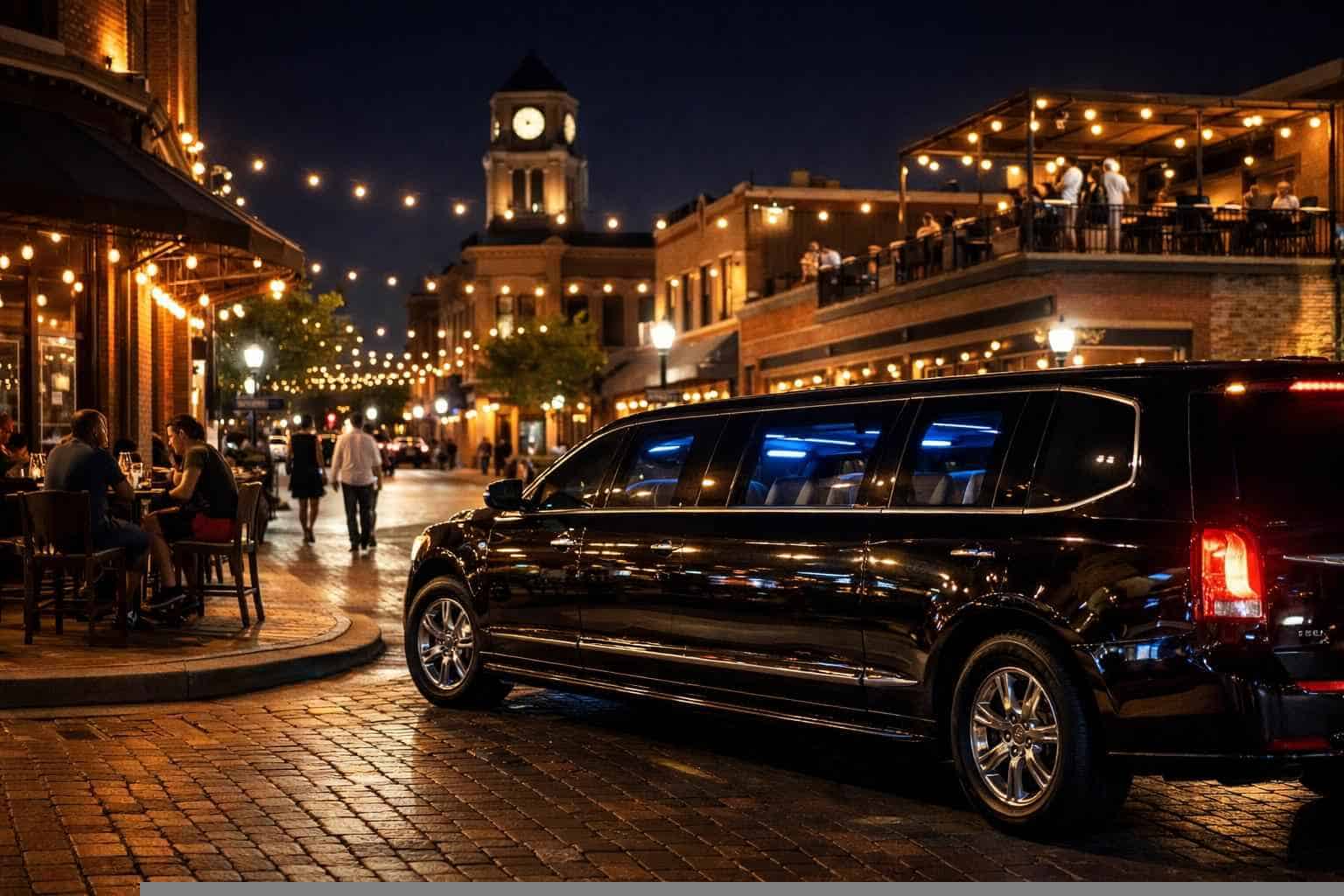 Do You Service Nightlife Areas And Downtown Districts In McKinney Texas For Hourly Charters?