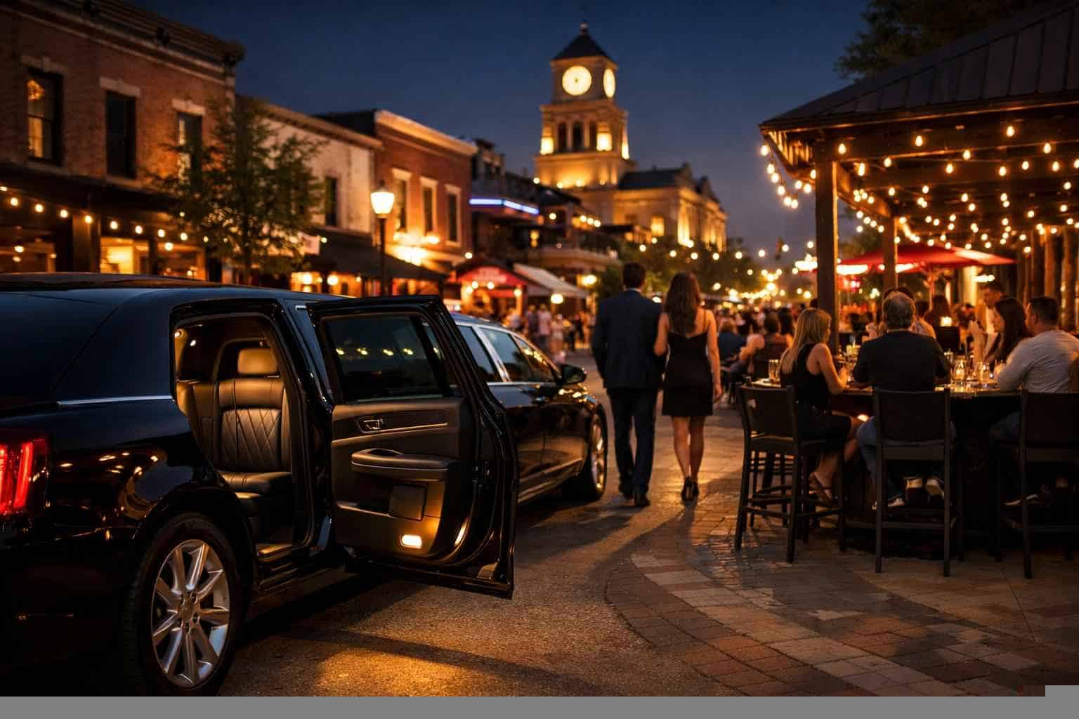 Do You Service Nightlife Areas And Downtown Districts In McKinney Texas For Hourly Charters