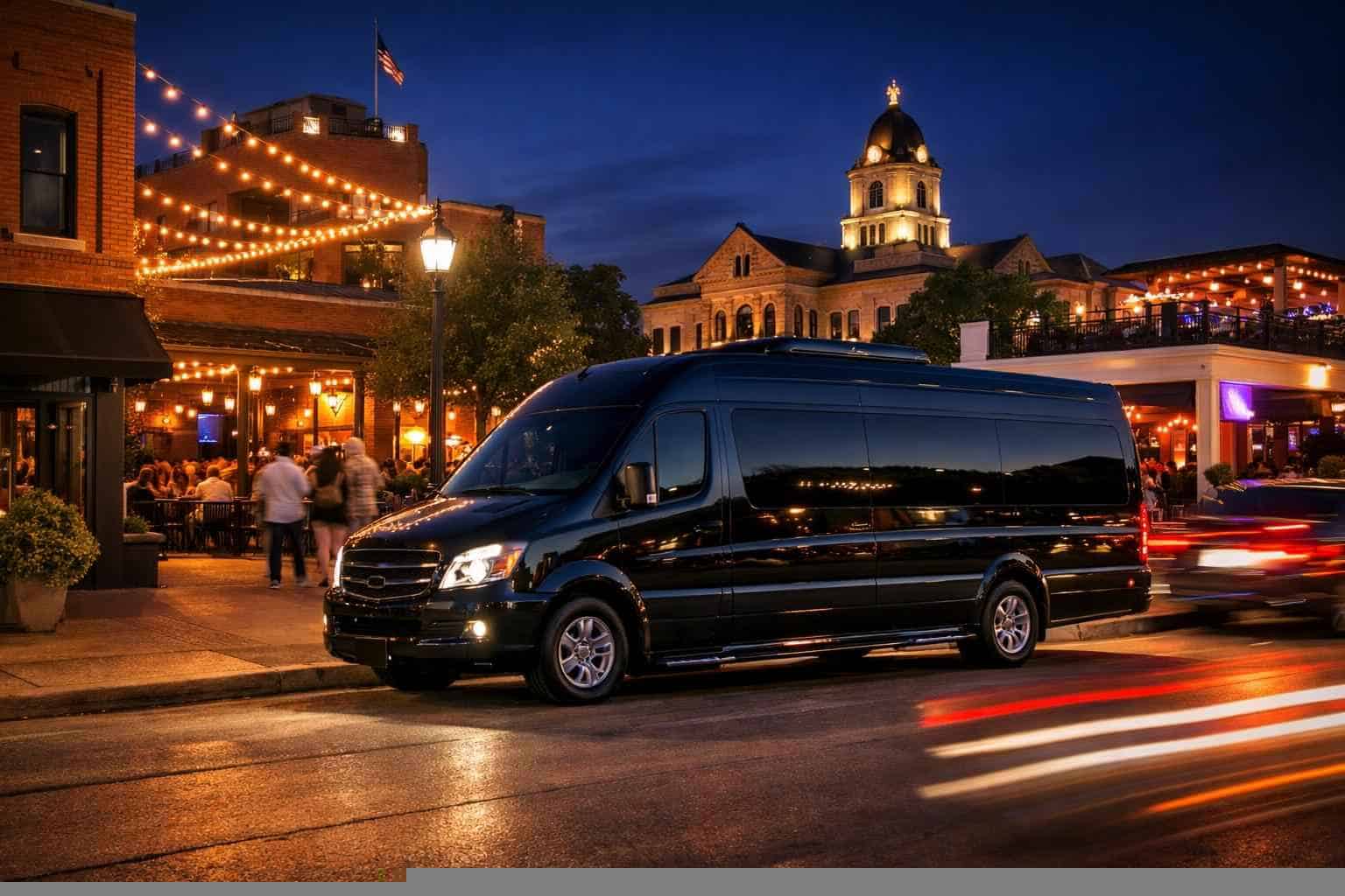 Do You Service Nightlife Areas And Downtown Districts In McKinney Texas For Hourly Charters