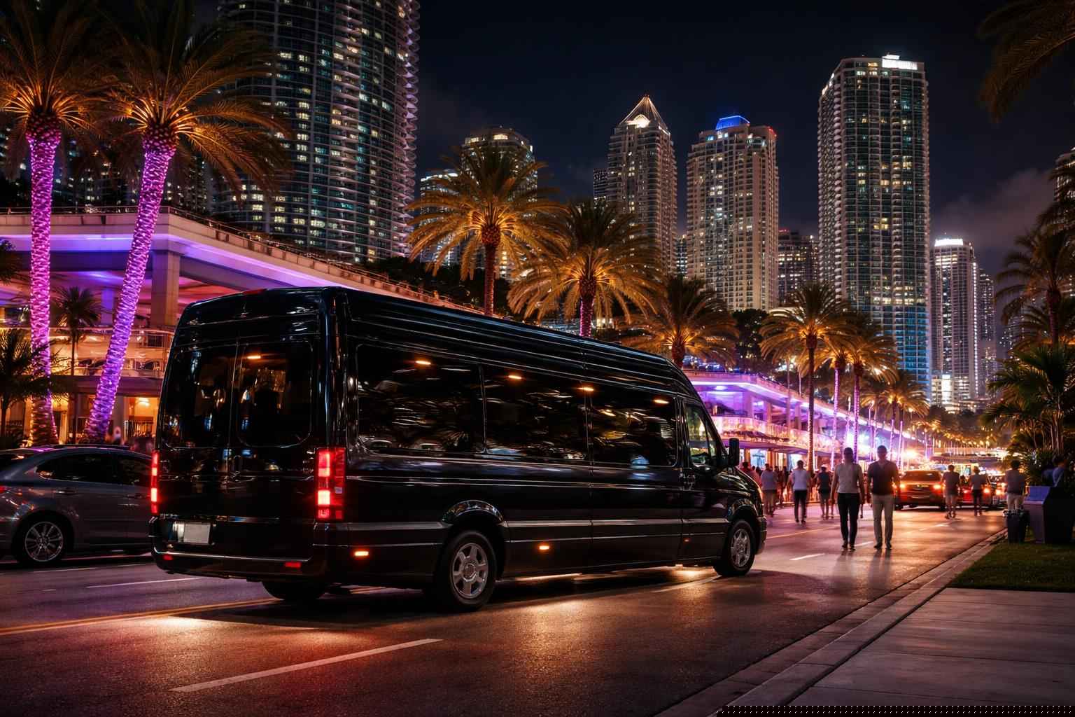 Do You Service Nightlife Areas And Downtown Districts In Miami Florida For Hourly Charters?