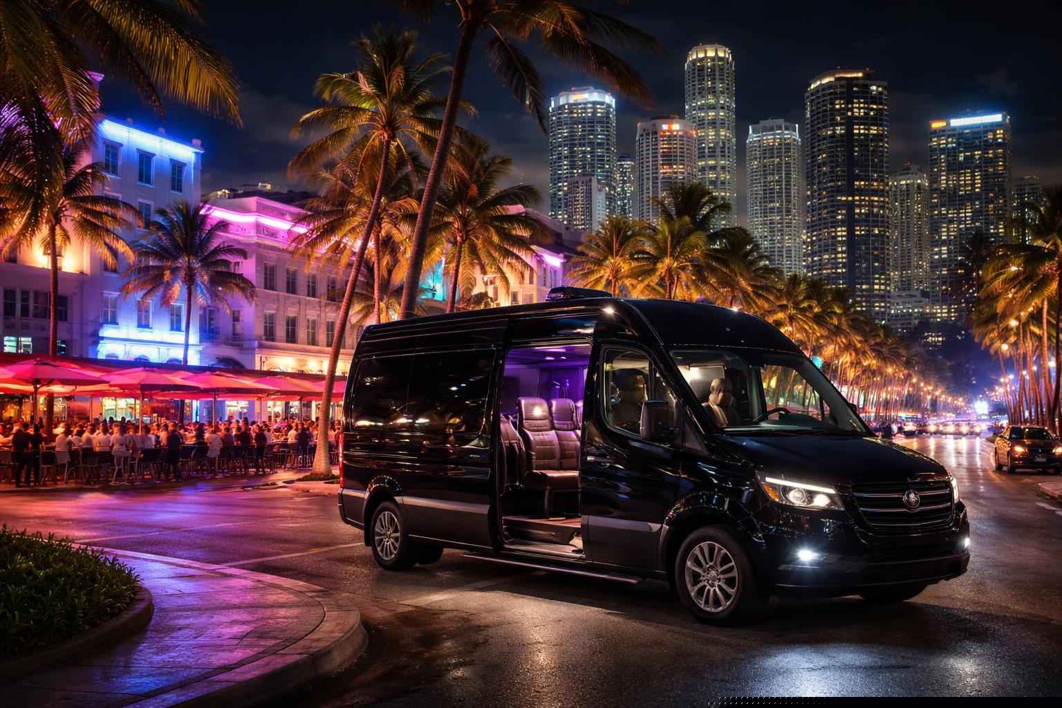 Do You Service Nightlife Areas And Downtown Districts In Miami Florida For Hourly Charters?