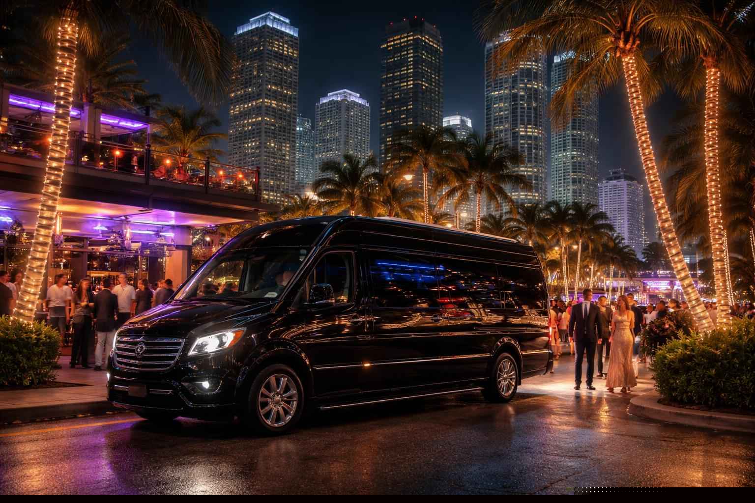 Do You Service Nightlife Areas And Downtown Districts In Miami Florida For Hourly Charters
