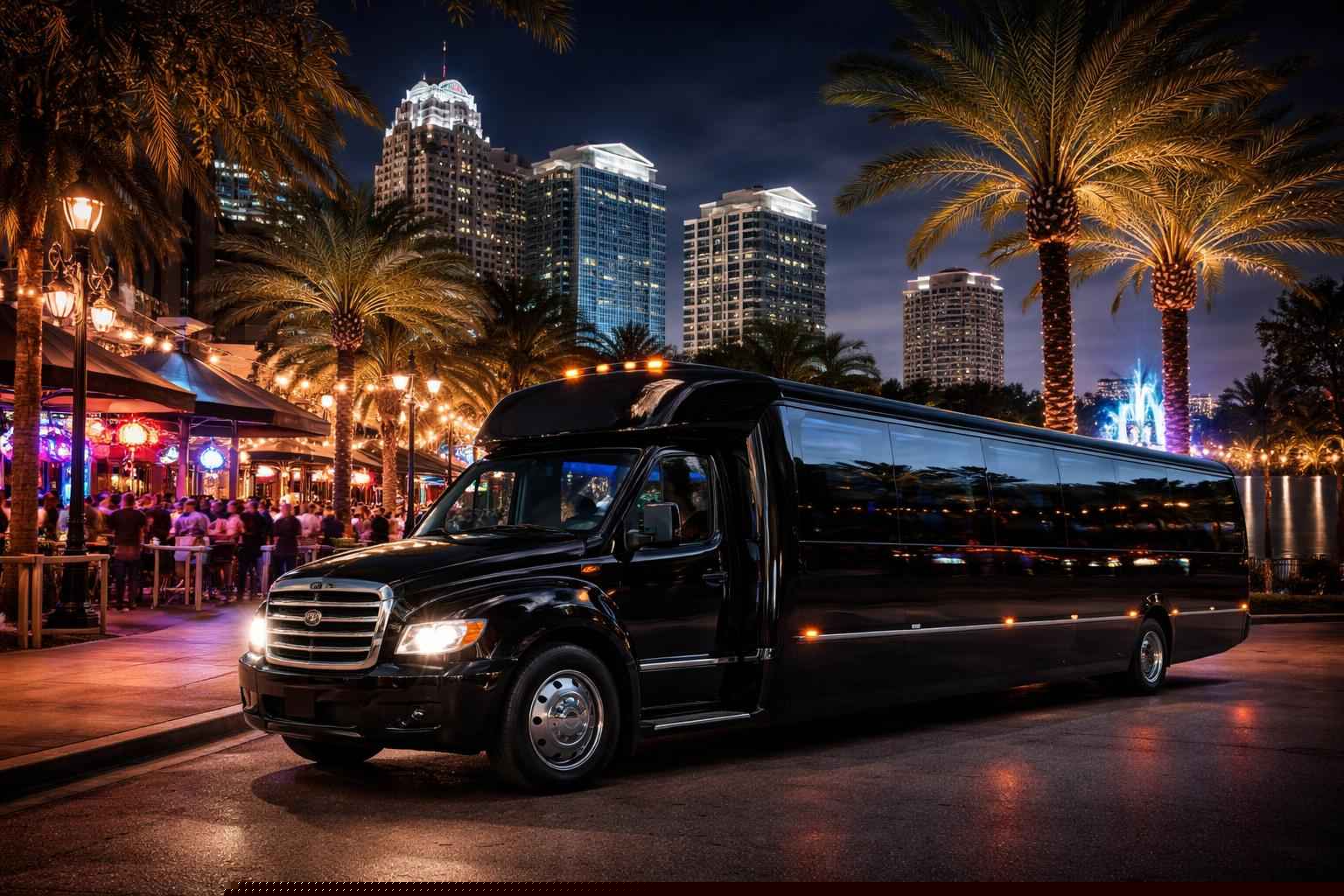 Do You Service Nightlife Areas And Downtown Districts In Orlando Florida For Hourly Charters