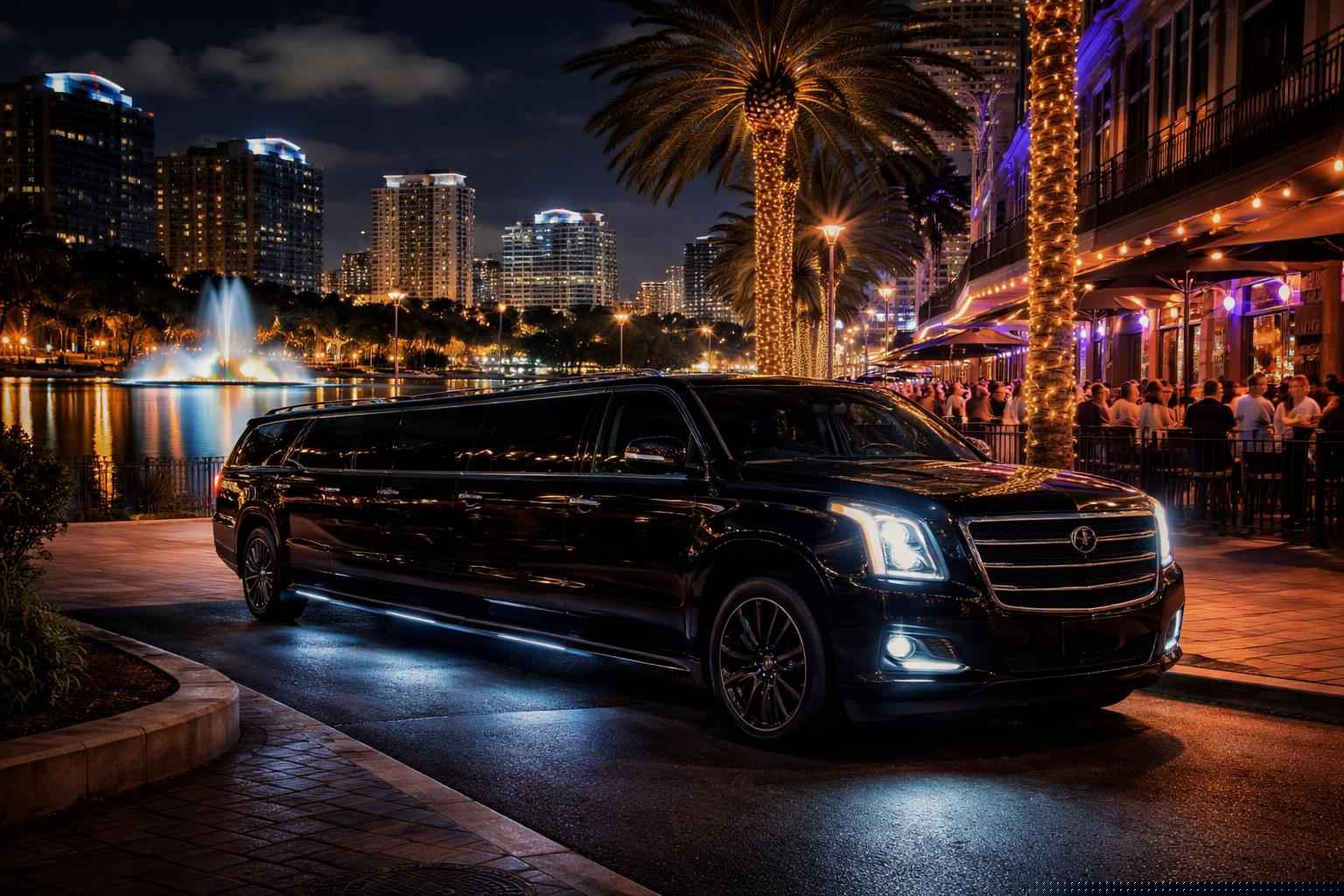 Do you service nightlife areas and downtown districts in Orlando Florida for hourly charters