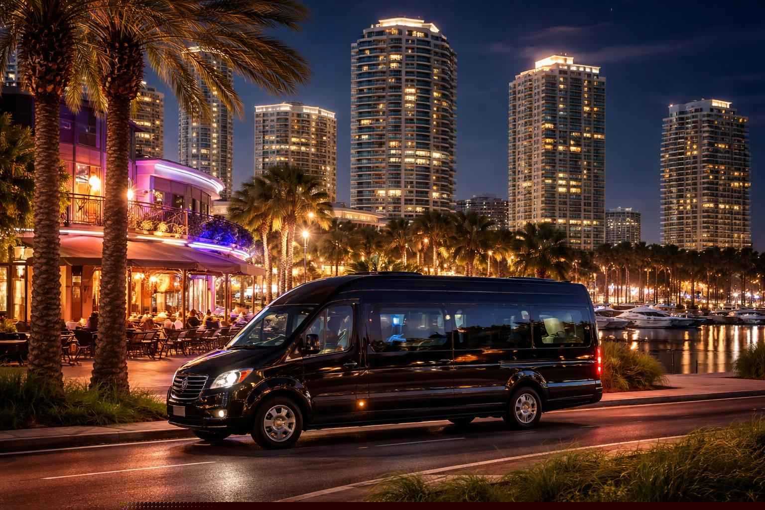 Do you service nightlife areas and downtown districts in St. Petersburg Florida for hourly charters?