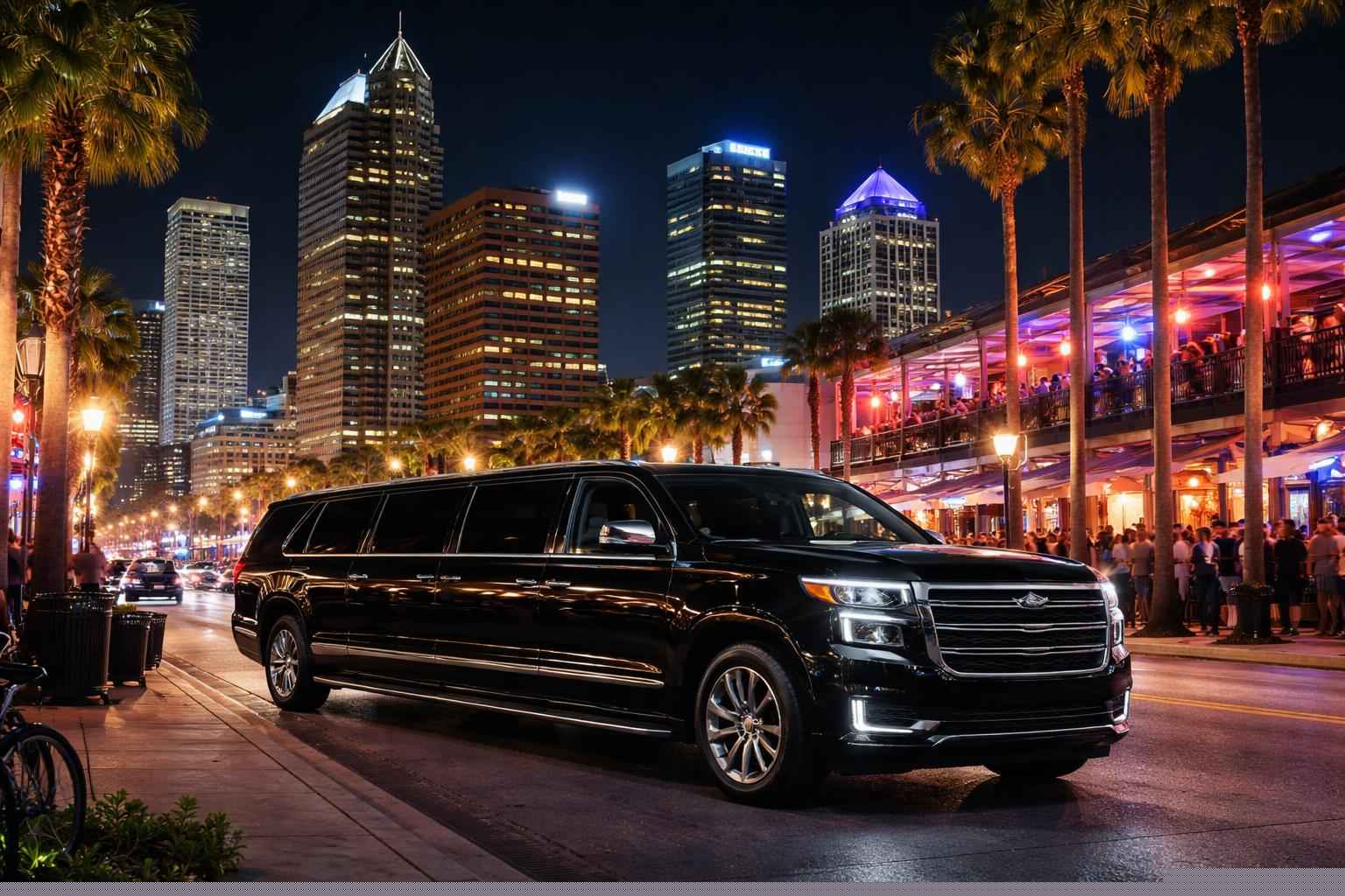 Do you service nightlife areas and downtown districts in Tampa Florida for hourly charters?