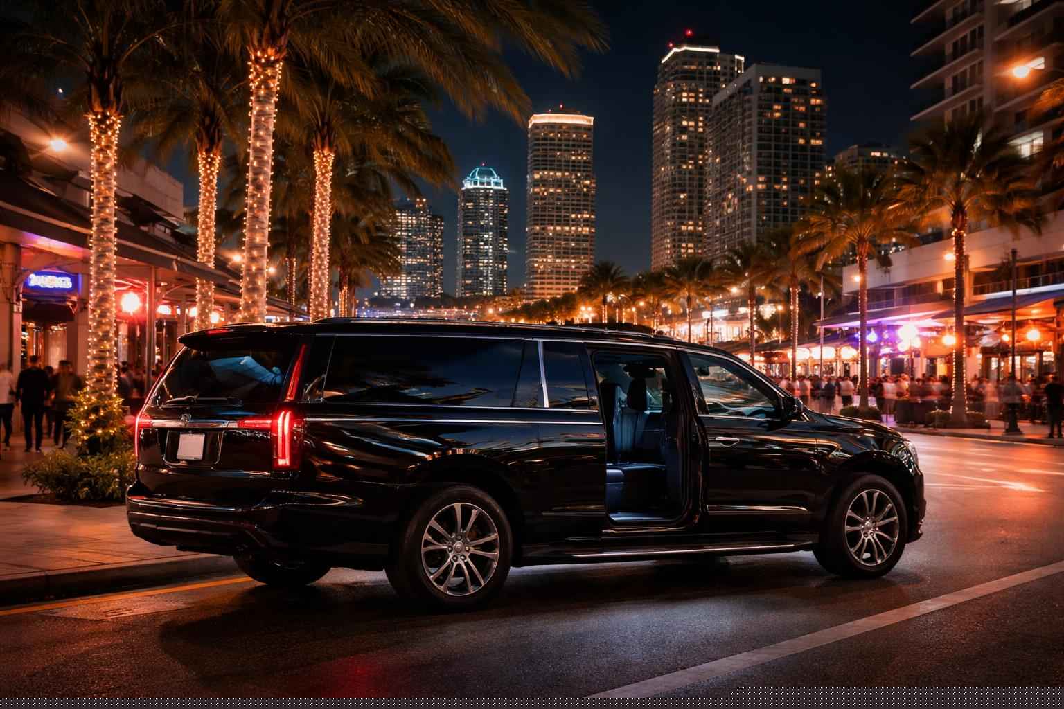 Do you service nightlife areas and downtown districts in Tampa Florida for hourly charters?