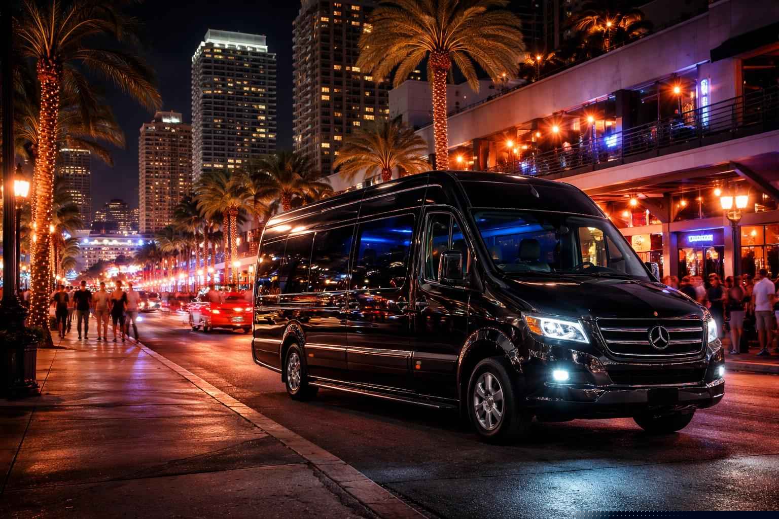 Do you service nightlife areas and downtown districts in Tampa Florida for hourly charters?
