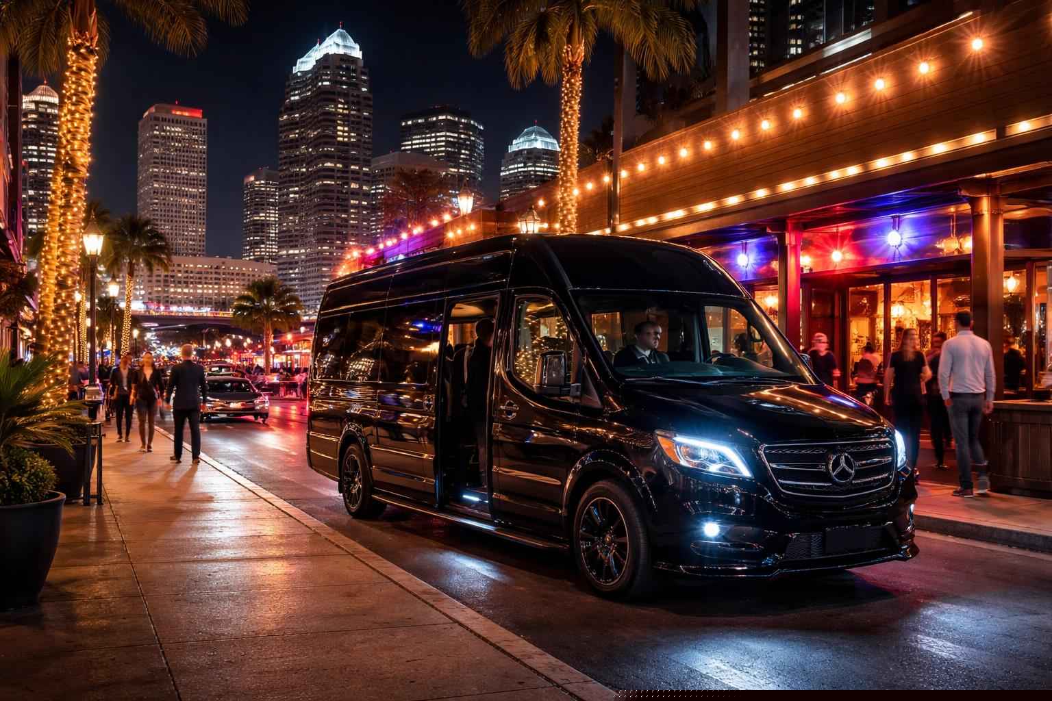 Do you service nightlife areas and downtown districts in Tampa Florida for hourly charters?