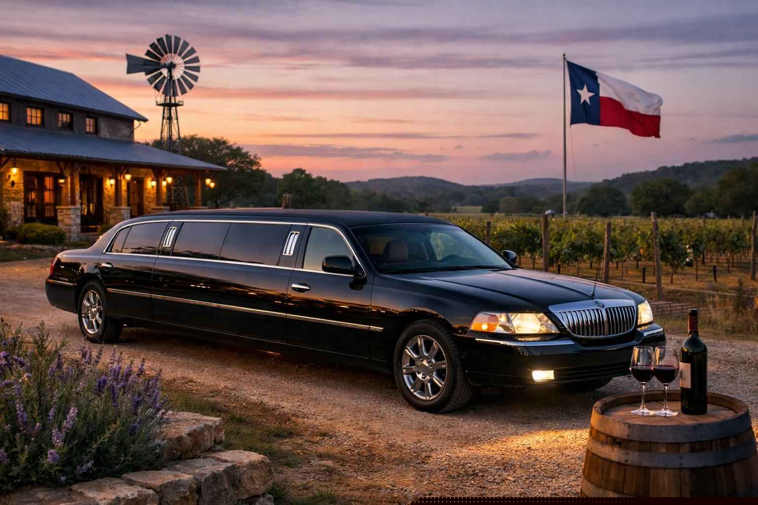 Fredericksburg Texas Black Limo Service