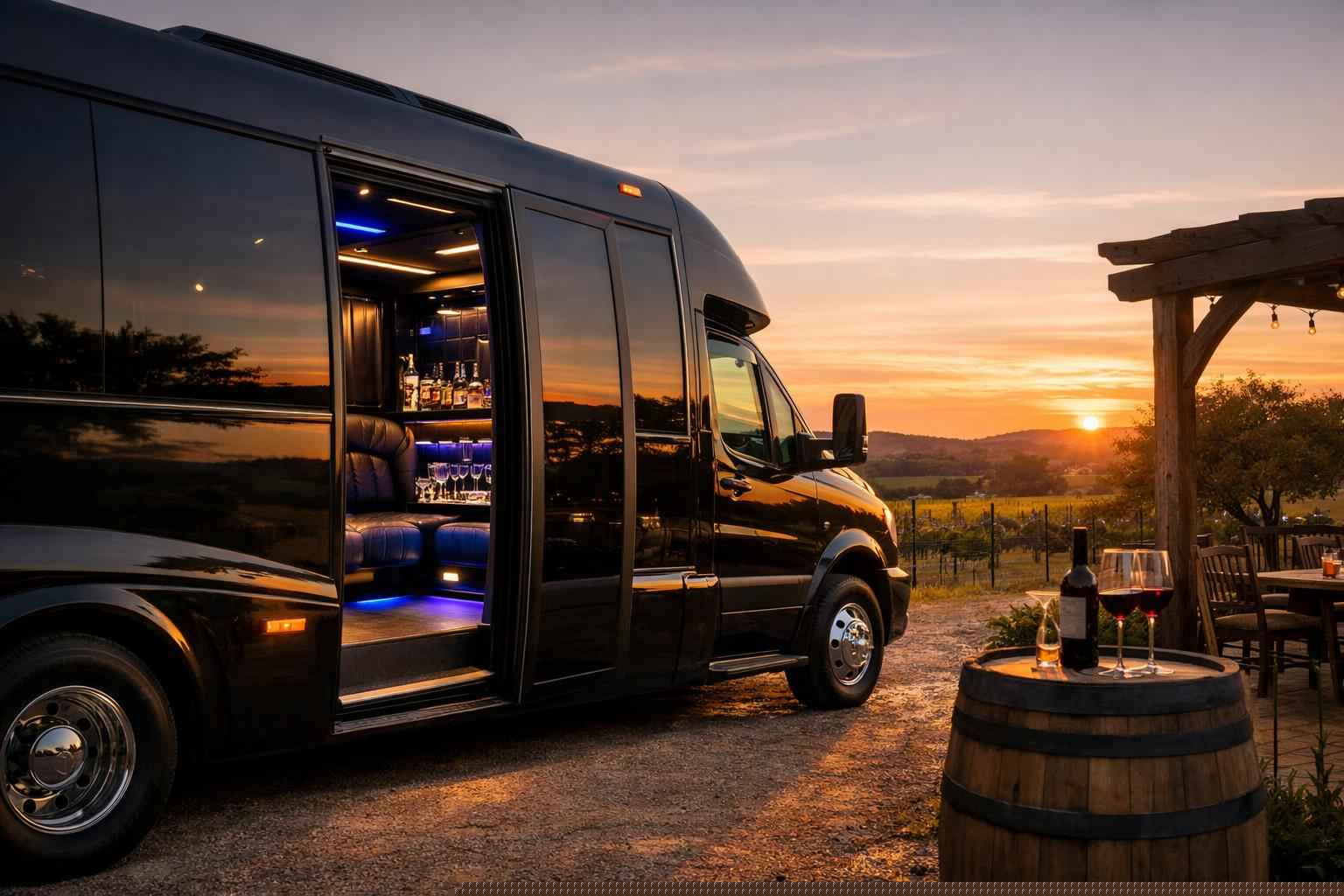 Fredericksburg Party Bus and Limo Bus Fleet