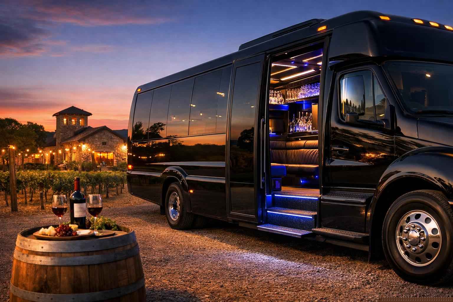 Fredericksburg TX Party Bus Service