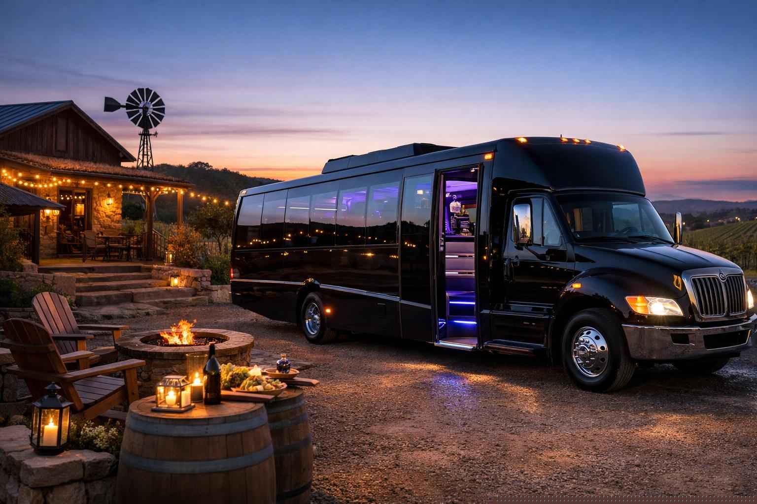 Fredericksburg Party Buses for Events