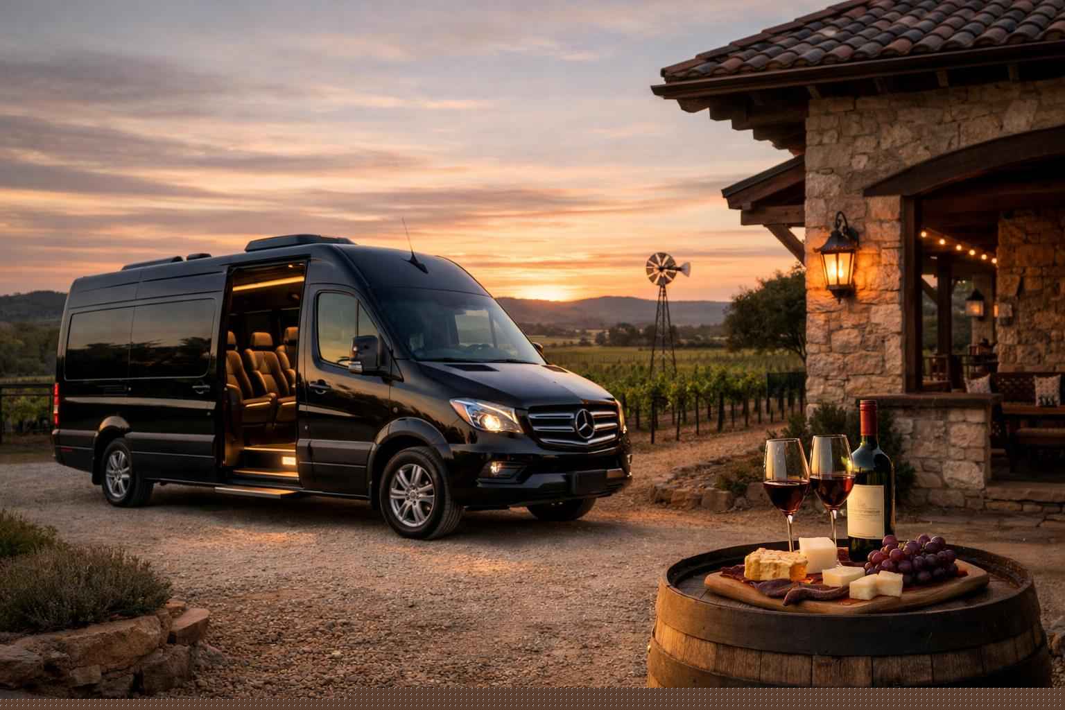 Fredericksburg TX Group Van Service