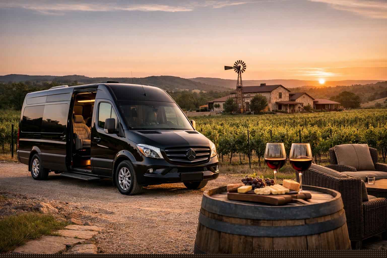 Chauffeured Sprinter Van Service in Fredericksburg