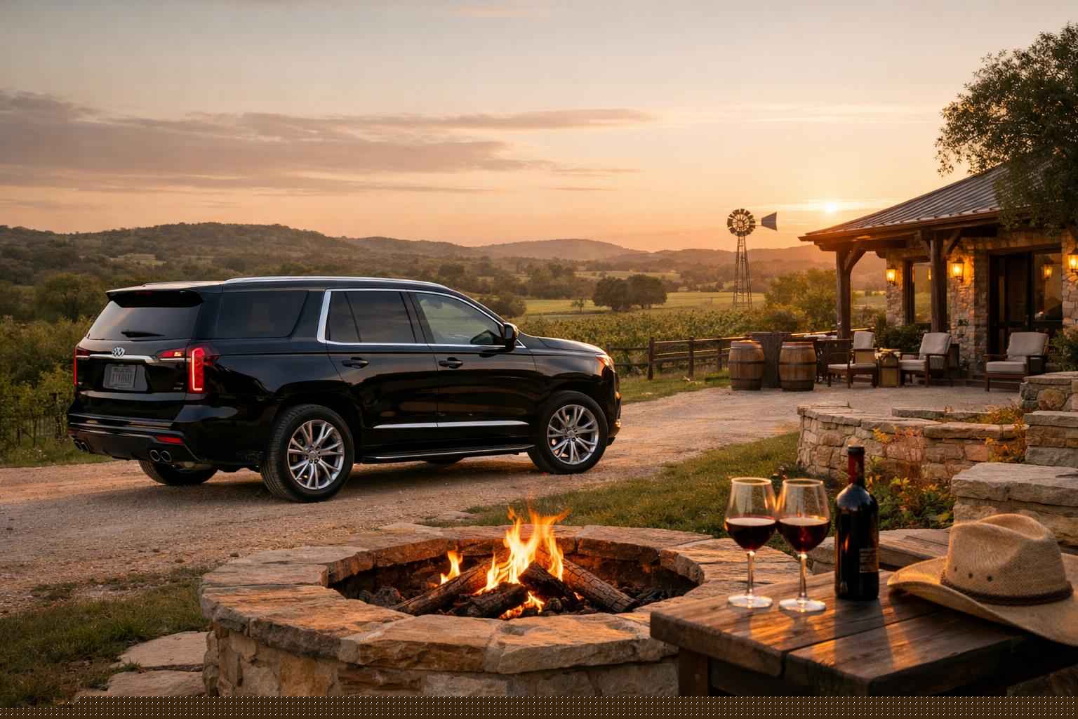 Private SUV Transportation In Fredericksburg TX