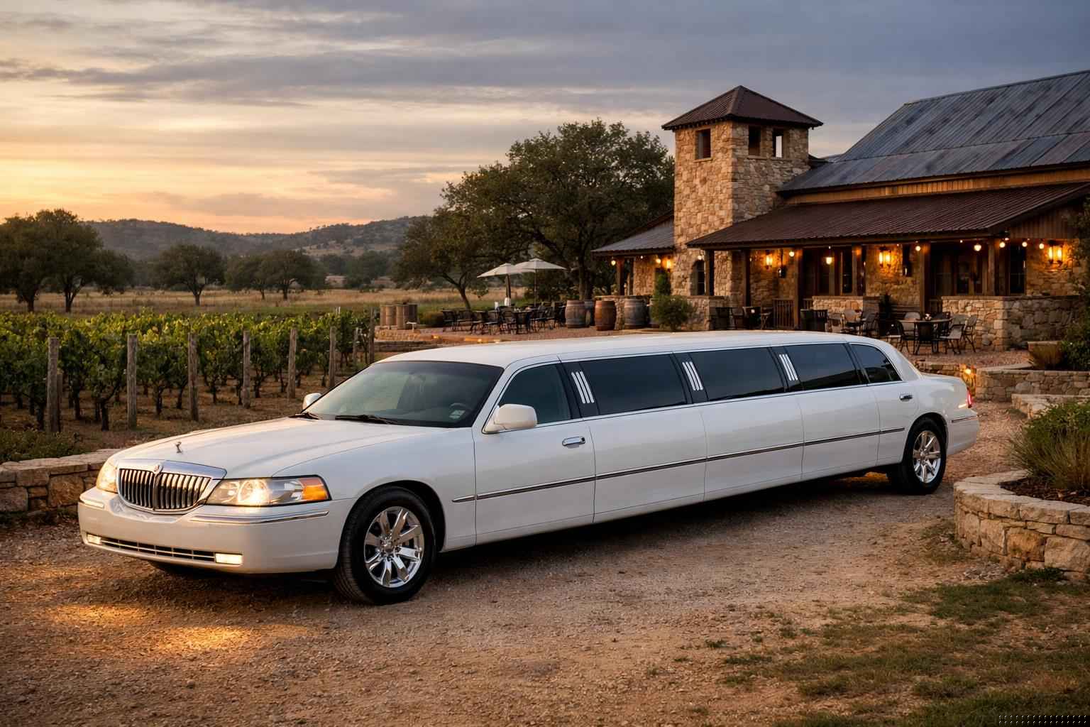Fredericksburg Texas White Limo Service
