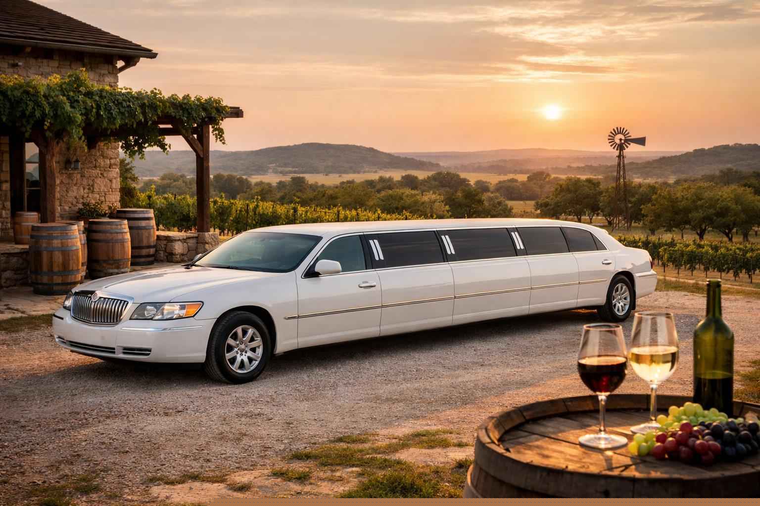 Fredericksburg Texas White Limos