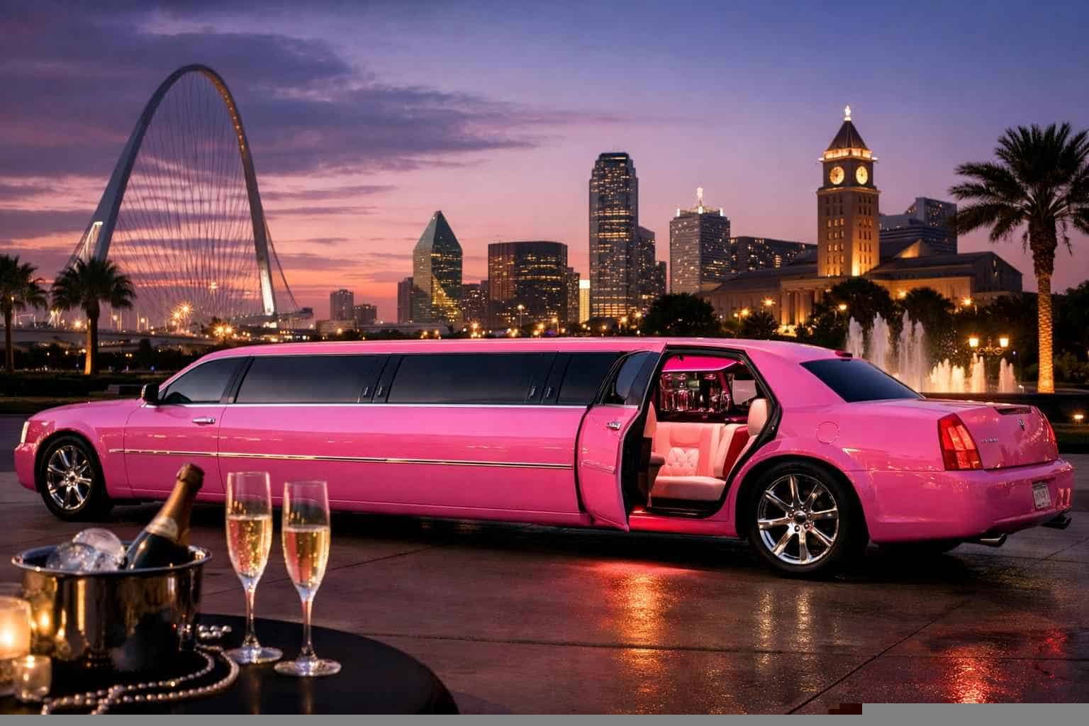 Frisco Texas Pink Limo Service