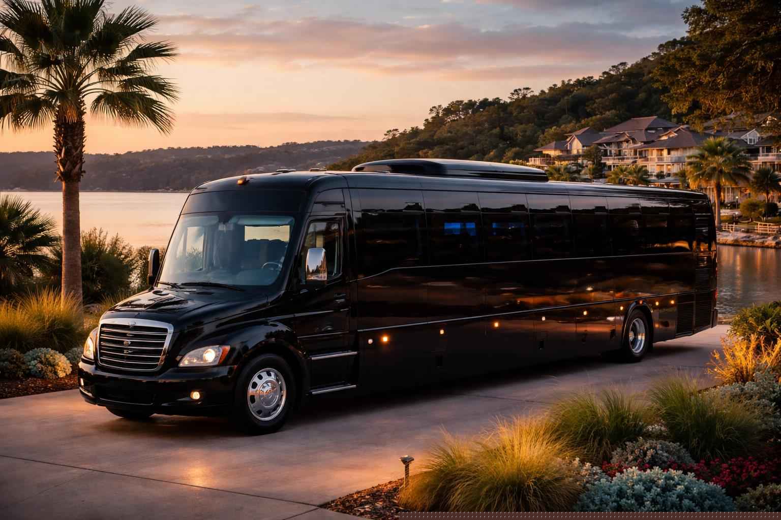 Horseshoe Bay TX Black Party Bus Service
